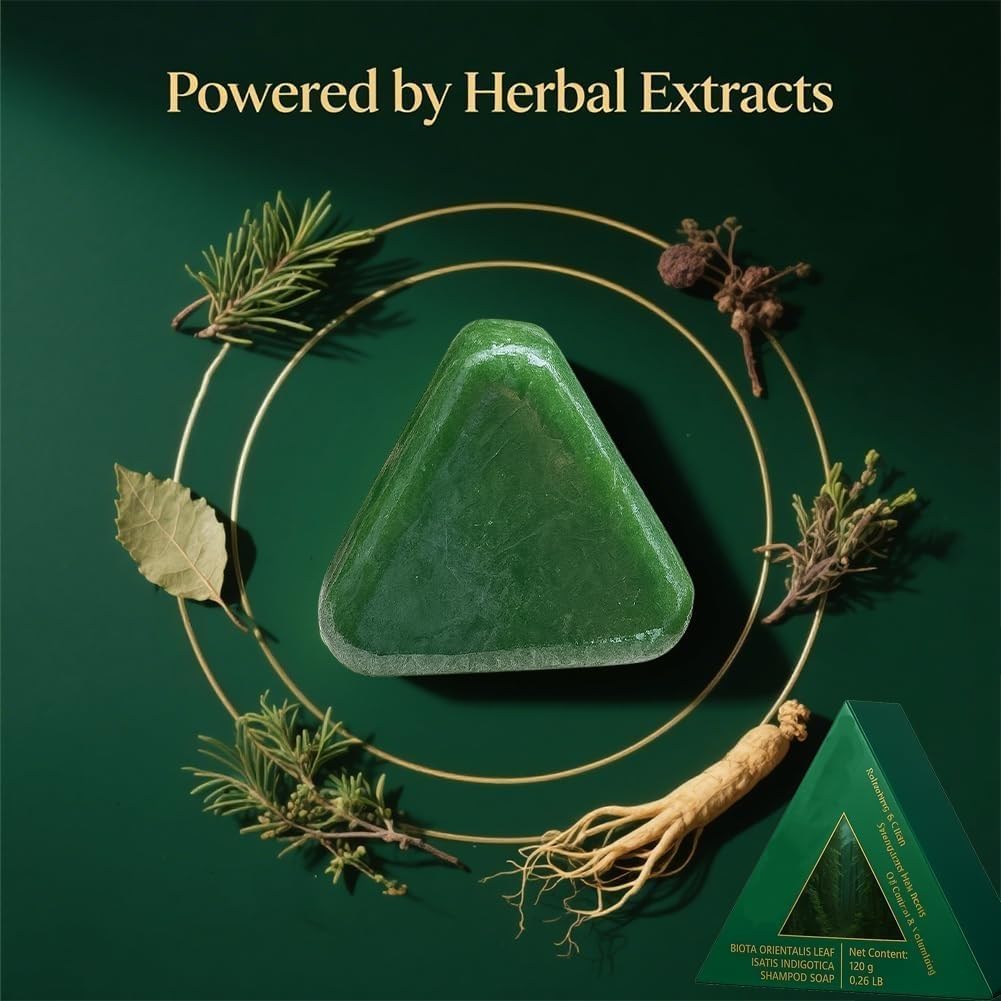 Nature Triangle Shampoo Bar